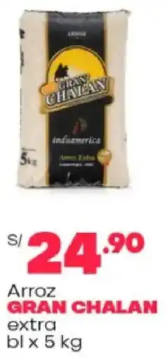 Plaza Vea Gran chalan arroz extra oferta