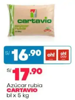 Plaza Vea Cartavio azúcar rubia oferta