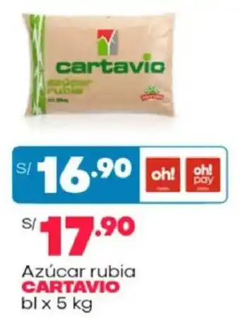 Plaza Vea Cartavio azúcar rubia oferta