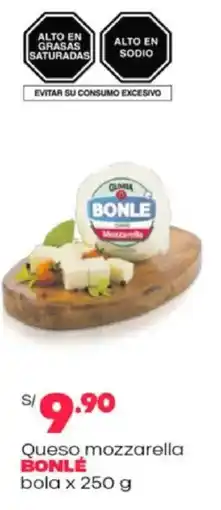 Plaza Vea Bonlé queso mozzarella oferta