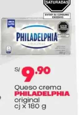 Plaza Vea Philadelphia queso crema original oferta