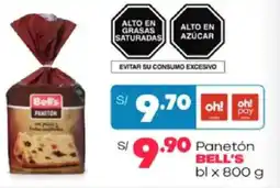 Plaza Vea Bell's panetón oferta