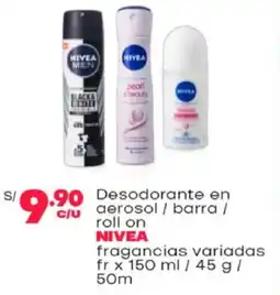 Plaza Vea Nivea desodorante oferta