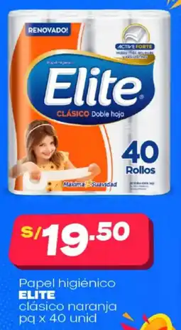 Plaza Vea Elite papel higiénico oferta