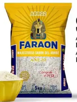 Plaza Vea Faraon arroz añejo amarillo oferta