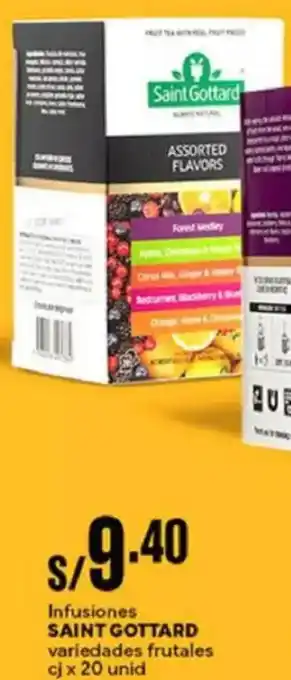 Plaza Vea Saint gottard infusiones variedades frutales oferta