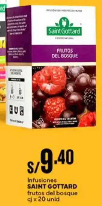 Plaza Vea Saint gottard infusiones frutos del bosque oferta