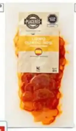 Plaza Vea Placeres lomo duroc 50% loncheado oferta