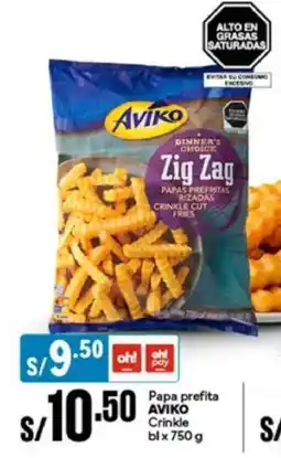 Plaza Vea Aviko papa prefita crinkle oferta