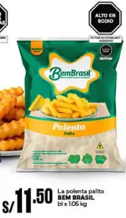 Plaza Vea Bem brasil la polenta palito oferta