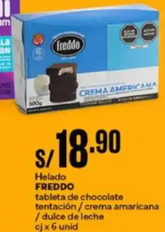 Plaza Vea Freddo helado oferta