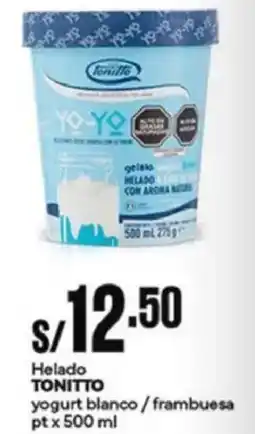 Plaza Vea Tonitto helado oferta