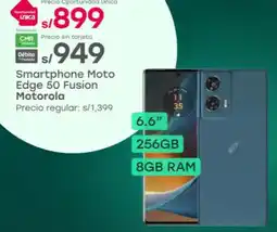Tottus Motorola smartphone moto 6.6" oferta