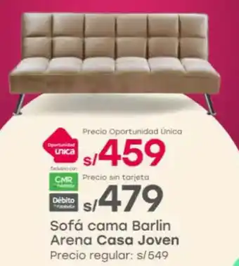 Tottus Casa joven sofá cama barlin arena oferta