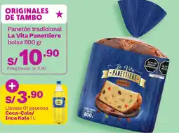 Tambo La vita panettiere panetón tradicional bolsa oferta