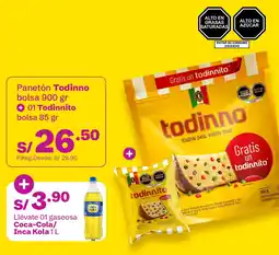 Tambo Todinno panetón bolsa oferta