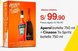 Metro Aperol botella oferta