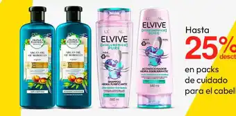 Metro En packs de cuidado para el cabello oferta