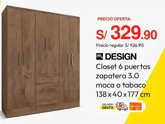 Metro Design closet oferta