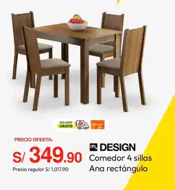 Metro Design comedor oferta