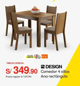 Metro Design comedor oferta