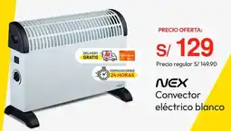 Metro Nex convector eléctrico blanco oferta