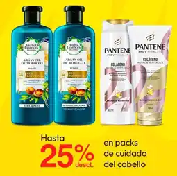 Metro En packs de cuidado del cabello oferta