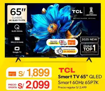 Metro Tcl smart tv 65" oferta