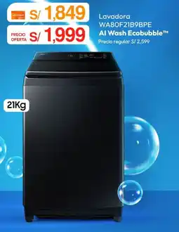 Metro Al wash ecobubble lavadora oferta