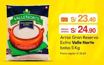 Metro Valle norte arroz gran reserva extra bolsa oferta