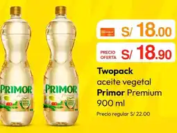 Metro Primor Twopack aceite vegetal Premium oferta