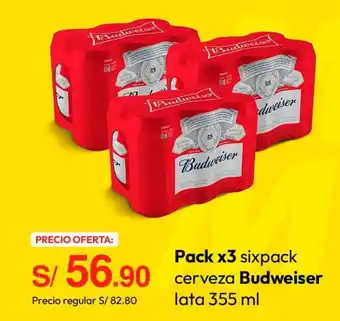 Metro Budweiser cerveza oferta