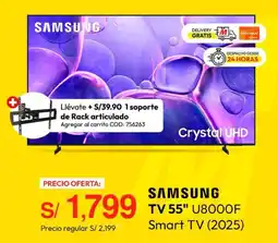 Metro Samsung smart tv 55" oferta