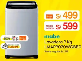 Metro Mabe lavadora oferta