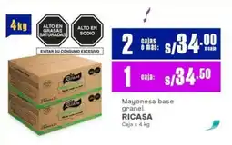 Makro Ricasa mayonesa base granel oferta