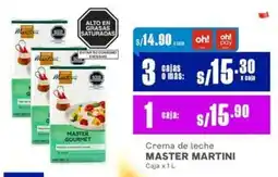 Makro Master Martini crema de leche oferta