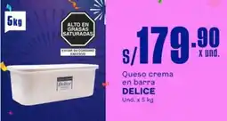 Makro Delice queso crema en barra oferta