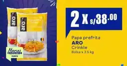 Makro Aro papa prefrita crinkle oferta