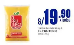 Makro El Frutero pulpa de maracuyá oferta