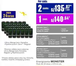 Makro Monster energizante oferta