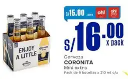 Makro Coronita cerveza oferta
