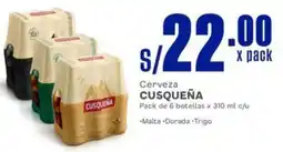 Makro Cusqueña cerveza oferta