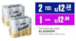 Makro Klauhoff cerveza de maíz oferta