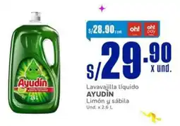 Makro Ayudin lavavajilla líquido oferta