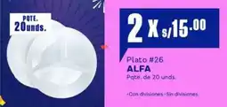 Makro Alfa plato #26 oferta