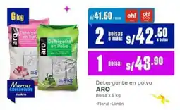 Makro Aro detergente en polvo oferta