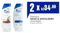 Makro Head & shoulders shampoo variedades frasco oferta