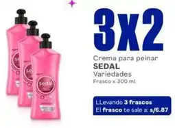Makro Sedal crema para peinar frasco variedades oferta