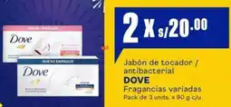 Makro Dove jabón de tocador/ antibacterial oferta