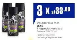 Makro Axe desodorante men fragancias variadas oferta